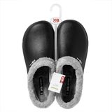 XQ - Tuinklompen - Zwart - Fake Fur - Tuinschoenen - Tuinklompen met Imitatiebont