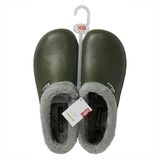 XQ Tuinklompen heren Fake Fur Groen Tuinschoenen Garden Clogs heren
