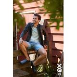 XQ - Tuinklompen - Navy - Fake Fur - Tuinschoenen