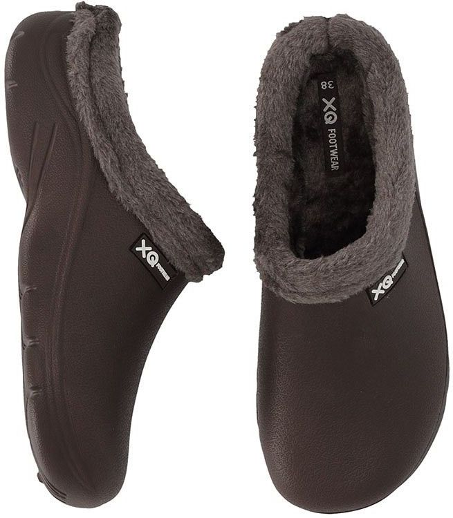 XQ - Tuinklompen Dames - Gevoerd - Bruin - EVA Kunststof