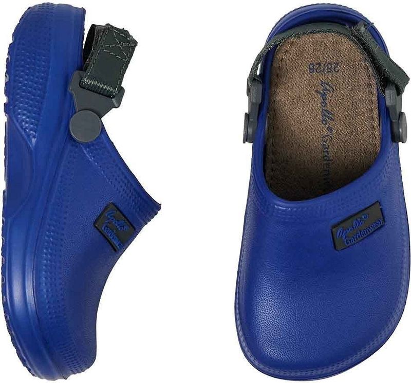 XQ - Tuinklompen - Blauw - EVA Kunststof - Klittenbandsluiting