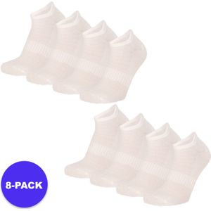 Apollo - Bamboe Sneakersokken - Zwart - Wit - 8-Pak