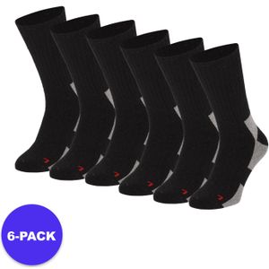 Apollo - Thermo Wandelsokken - Blauw - Zwart - Grijs - Unisex - 6-Pack Voordeelpakket