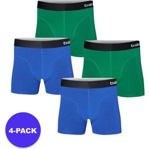 Morethansocks - Bamboe Boxershort Heren - Multi Color - Maat L - 4-Pack - Voordeelpakket