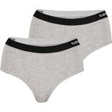 Apollo hipster met bamboe (set van 2) grijs