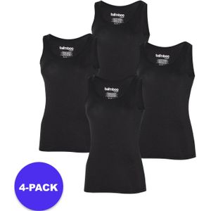 Apollo (Sports) - Bamboe Hemd dames - Wit - Maat L - 4-Pack - Voordeelpakket