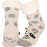 Apollo - Huissokken - Beige - Dierenprint