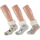 Apollo - Huissokken - Beige - Dierenprint