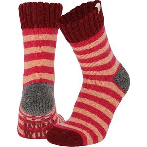 Apollo - Wollen Huissokken Kinderen - Rood - Maat 27/30