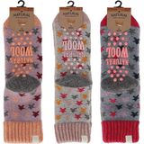 Apollo - Wollen Huissokken - Paars - Kinderen - Stars