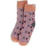 Apollo - Wollen Huissokken - Paars - Kinderen - Stars