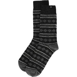 Apollo - Huissokken Heren - Natural Wol - Fashion - Grijs - Maat 43/46 - Wollen sokken heren