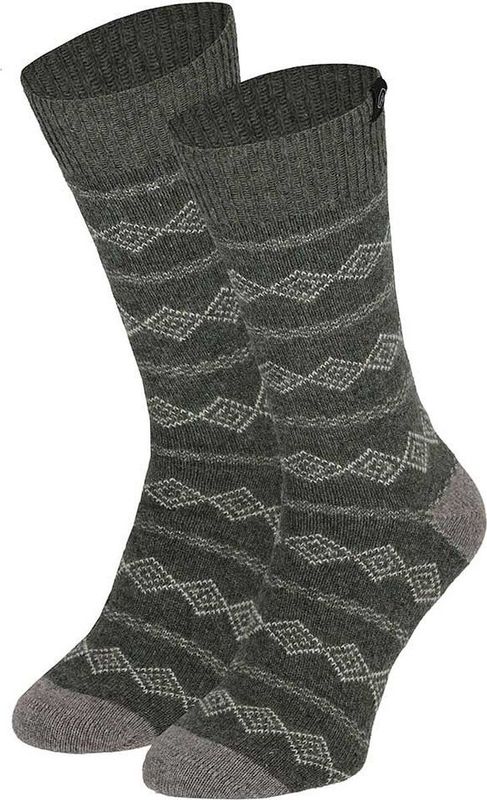 Wollen Heren Huissokken - Fashion - Beige - Maat 39/42