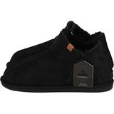 Apollo Sloffen Heren Suede Zwart/42 Pantoffels heren