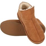 Apollo - Hoge Sloffen - Suede - Cognac - Pantoffels Heren