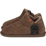 Apollo Sloffen Heren Suede Taupe/42 Pantoffels heren