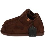 Apollo - Hoge Sloffen Heren - Suède - Bruin - 1 X Paar