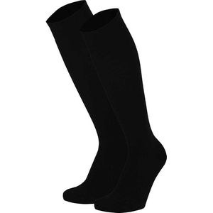 Modal Compressiesokken - Zwart - Marine Blauw - 2 Paar