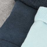 Apollo - Antislip Huissokken - Multi Grijs - Multi Navy - Multi Roze - 4 x Paar