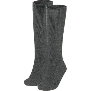 Heatkeeper - Kniekousen Thermo - Antraciet - 1-Paar - 91% Acryl
