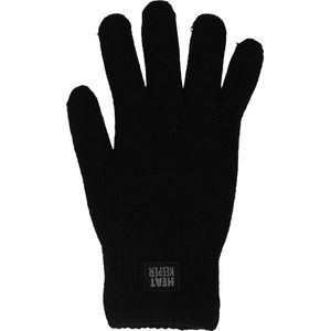 Heatkeeper - Gebreide thermo handschoenen heren - Zwart - L/XL - 1-Paar - Handschoenen heren winter