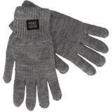 Heatkeeper - Gebreide thermo handschoenen heren - Medium Grijs- S/M - 1-Paar - Handschoenen heren winter