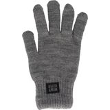 Heatkeeper - Gebreide thermo handschoenen heren - Medium Grijs - XXL - 1-Paar - Handschoenen heren winter