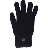Heatkeeper - Gebreide thermo handschoenen heren - Navy Blauw - S/M - 1-Paar - Handschoenen heren winter