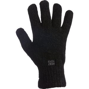 Heatkeeper - Thermo handschoenen chenille dames - Zwart - One Size - 1-Paar - Handschoenen dames winter