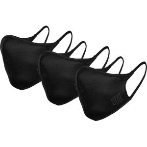 Heatkeeper - Mondmasker - Zwart - 3 Stuks - 90% Polyester / 10% Elastaan