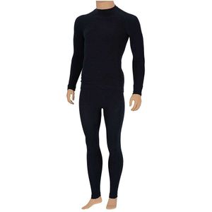 Xtreme - Thermo Ondergoed heren - Zwart - M - 1-Stuk - Premium Merino Wol - Wol thermokleding