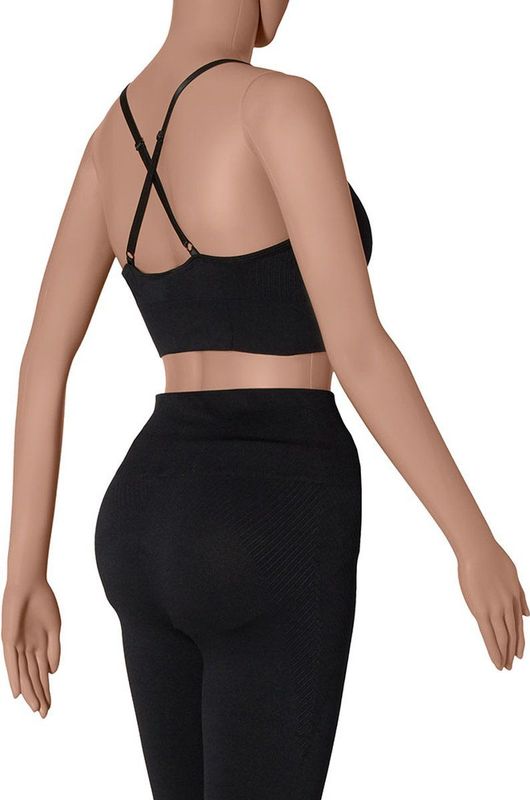 Xtreme - Sport bh dames - Zwart - S - 1-Stuk - Sport bh's