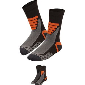 Morethansocks - Wandelsokken Unisex - 2-Paar - Maat 35 t/m 47 - Wandelsokken dames - Wandelsokken heren