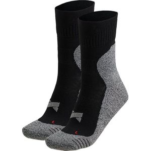 X-Treme - Halfhoge Sportsokken - Zwart - Wit - 2-Paar - 60% Polyamide Tactel