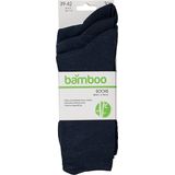 Bamboo by Apollo - Bamboe Sokken - Blauw - Basic - 3 Paar