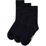 Apollo - Bamboe Sokken - Zwart - 3 Paar - 46