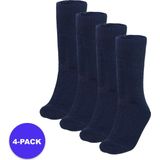 Heatkeeper - Thermo-sokken - Zwart - Antraciet - Marineblauw - Middengrijs - Donkerblauw - 4 Paar - 91% Acryl