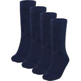 Heatkeeper - Thermo-sokken - Zwart - Antraciet - Marineblauw - Middengrijs - Donkerblauw - 4 Paar - 91% Acryl