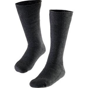 Heatkeeper - Kniekousen Thermo - Antraciet - 4 x Paar - 91% Acryl