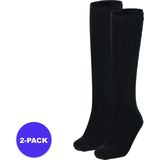 Heatkeeper - Thermo Kniekousen - Zwart - Antraciet - Marine Blauw - 2-Pack