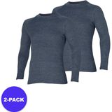 Heatkeeper - Thermoshirt - Antraciet Melange - 2-Stuks