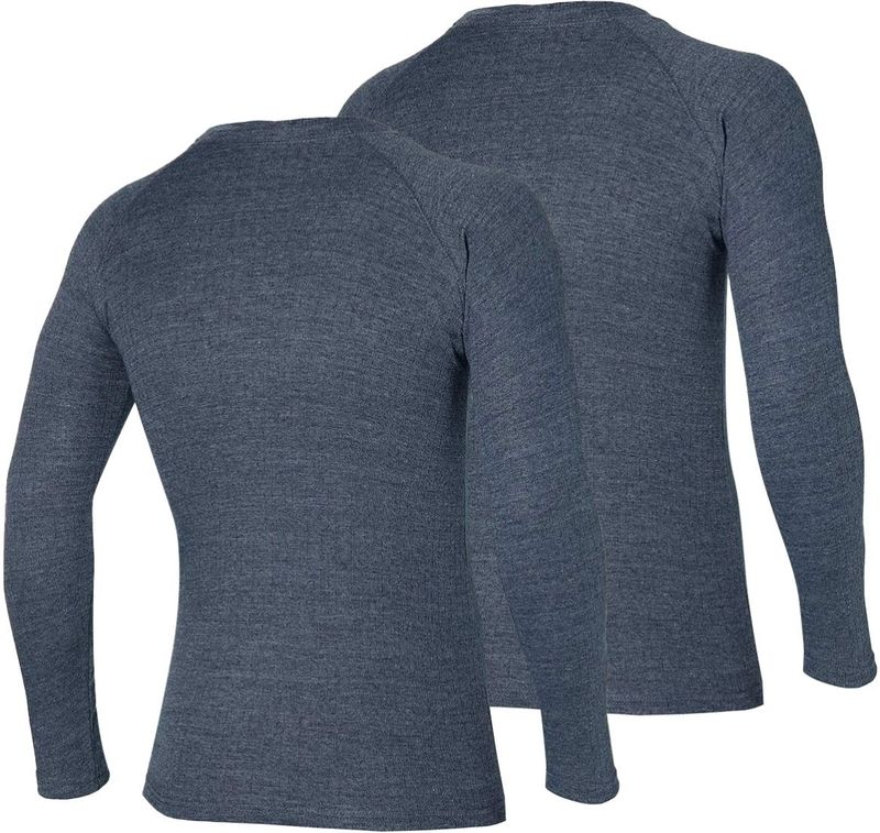 Heatkeeper - Thermoshirt - Antraciet Melange - 2-Stuks