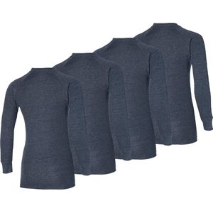 Heatkeeper - Thermo Shirt - Antraciet - 4 Stuks