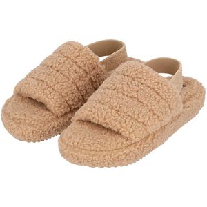 Apollo - Pantoffel Slipper - Dames - Grijs - Teddy - Instap
