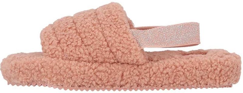 Apollo - Pantoffel Slipper - Dames - Grijs - Teddy - Instap