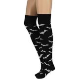 Apollo Party - Kniekousen - Zwart/Paars - Zwart/Oranje - Katoen/Polyester/Elastaan