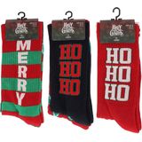 Apollo - Kerstsokken - Unisex - Fashion Kleuren - 2 Paar - Badstof Voetbed