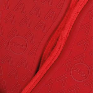 Apollo - Kerstsloffen Dames - Elfthema - Rood/Wit - 100% Polyester