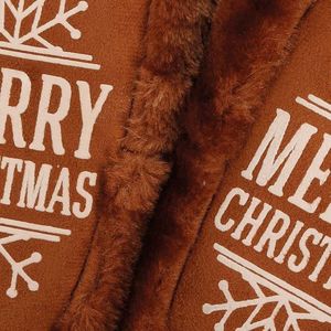 Apollo - Kerstloffen - Rendier - Bruin - 100% Polyester