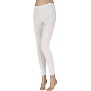 Legging Dames Katoen - Wit - S/M - Legging dames - Legging dames volwassenen - Legging katoen - Gekleurde legging